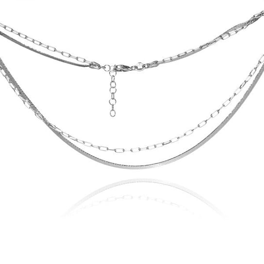 AnKa Biżuteria, Biżuteria srebrna - Naszyjnik srebrny rodowany podwó AnKa Biżuteria