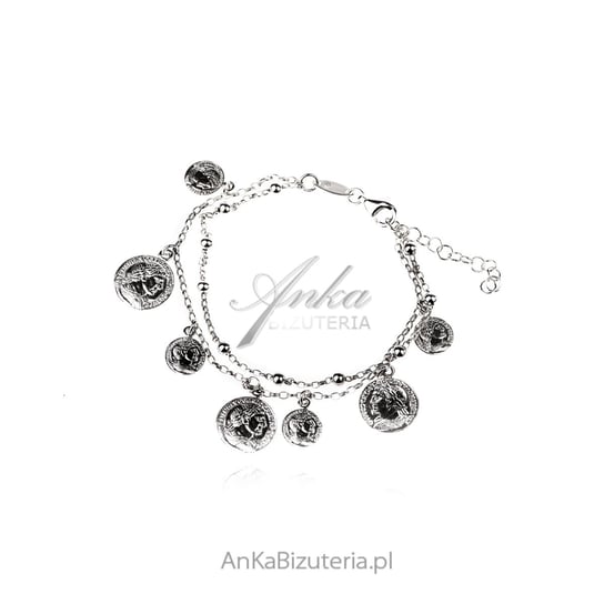 AnKa Biżuteria, Bransoletka srebrna MONETY - włoski design AnKa Biżuteria