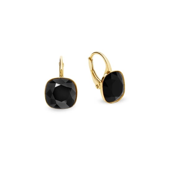 AnKa Biżuteria, Kolczyki Barete Gold crystals w kolorze JET - czarne AnKa Biżuteria