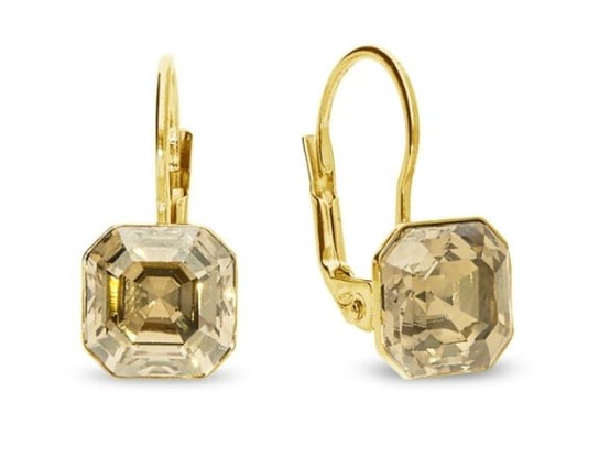 AnKa Biżuteria, Kolczyki srebrne pozłacane EMPIRE Cristals w kolorze AnKa Biżuteria