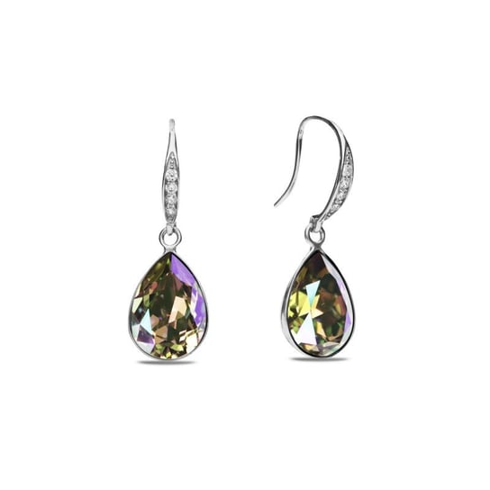 AnKa Biżuteria, Kolczyki srebrne z kryształami swarovski classy pear w kolorze ankabizuteria.pl