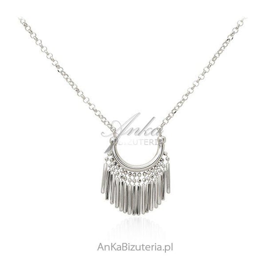 AnKa Biżuteria, Naszyjnik srebrny z frędzelkami AnKa Biżuteria