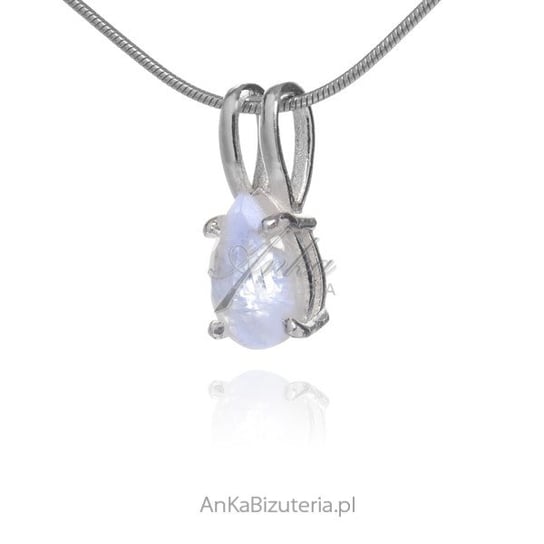AnKa Biżuteria, Piękna srebrna zawieszka z kamieniem księżycowym fas AnKa Biżuteria