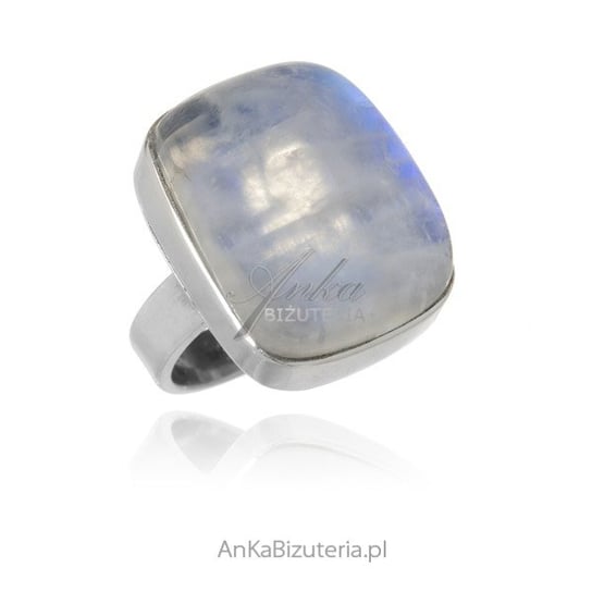 AnKa Biżuteria, Pierścionek srebrny z kamieniem księżycowym -Piękny AnKa Biżuteria