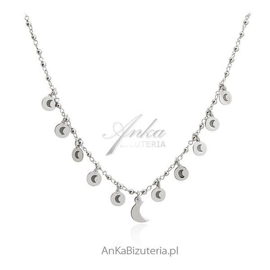 AnKa Biżuteria, Srebrny naszyjnik choker - Modna biżuteria włoska AnKa Biżuteria