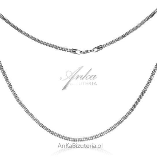 AnKa Biżuteria, Srebrny naszyjnik okrągły POPCORN - elegancka ponad AnKa Biżuteria