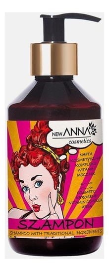 Anna Cosmetics, szampon z naftą kosmetyczną, 300 ml Anna Cosmetics