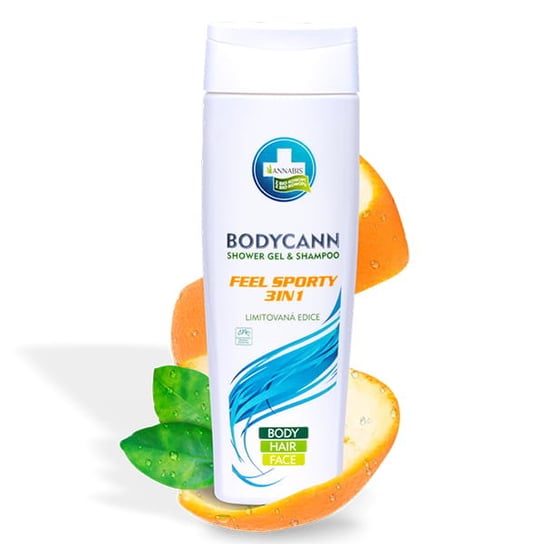 Annabis, Bodycann Shower Gel & Shampoo Feel Sporty Le, 250 ml Annabis