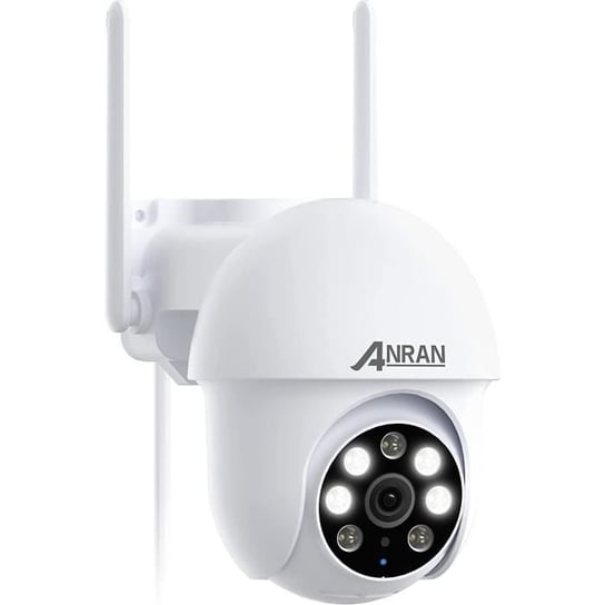 ANRAN 5MP Zewnętrzna wewnętrzna kamera monitorująca WIFI 355° Obrotowa dwukierunkowa kamera audio-P3 ANRAN