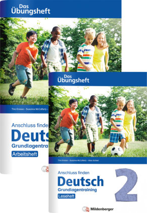 Anschluss finden Deutsch - Das Übungsheft / Grundlagentraining Klasse 2 - Leseheft und Arbeitsheft, 2 Bde. Mildenberger
