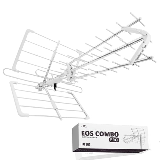 Antena Dvb-T2 Spacetronik Eos Pro Combo White Telewizja Naziemna Wytrzymała Na Warunki Pogodowe Spacetronik