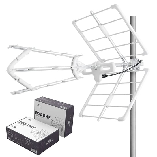 Antena Dvb-T2 Spacetronik Eos Uhf White Dziesiątki kanałów Doskonała jakość Spacetronik