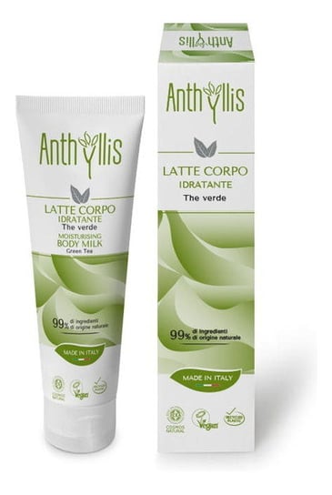 Anthyllis Mleczko do ciała nawilżające zielona herbata organiczne masło shea 150ml Anthyllis