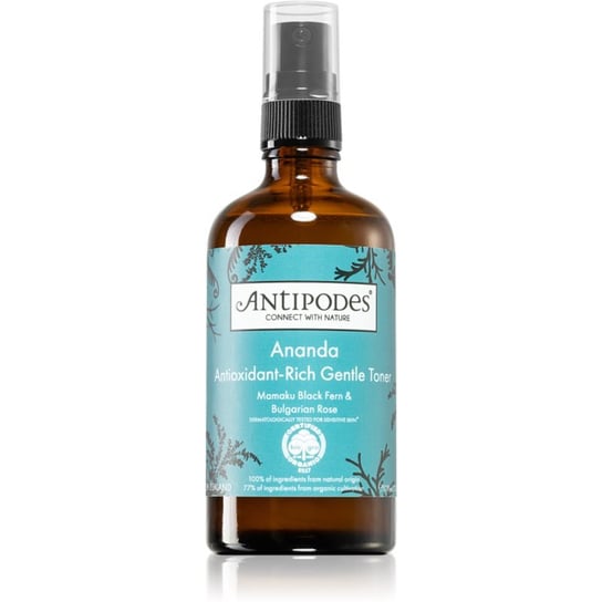 Antipodes, Ananda Antioxidant-rich Gentle Toner, Tonik Antyoksydacyjny W Sprayu, 100 ml Antipodes