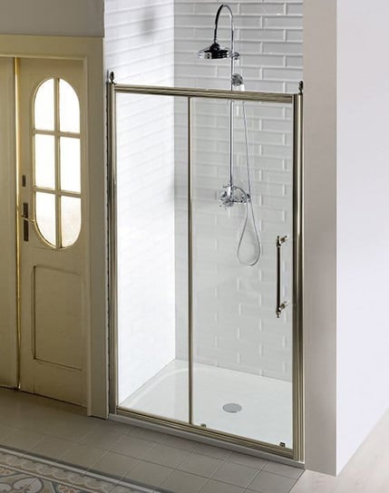 ANTIQUE drzwi prysznicowe, przesuwne, 1100mm, szkło czyste, brąz Inna marka