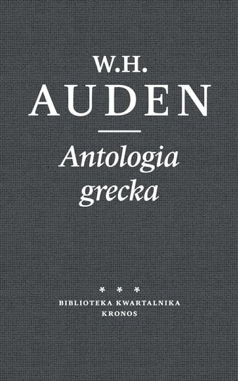 Antologia grecka Auden Wystan Hugh