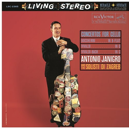 Antonio Janigro Plays Boccherini, Vivaldi & Bach Cello Concertos Antonio Janigro