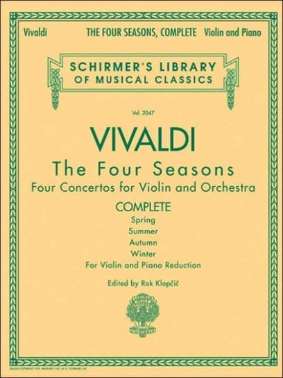 Antonio Vivaldi Hal Leonard Corporation