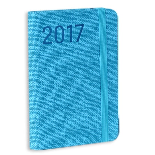 Antra, kalendarz kieszonkowy 2017, format A7, Awangarda, niebieski Antra