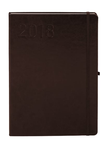 Antra, kalendarz książkowy 2018, format A4, Formalizm, brązowy 