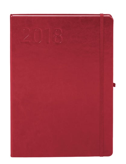Antra, kalendarz książkowy 2018, format A4, Formalizm, czerwony Antra