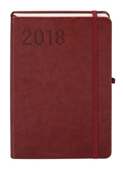 Antra, kalendarz książkowy 2018, format A5, Formalizm, brązowy Antra