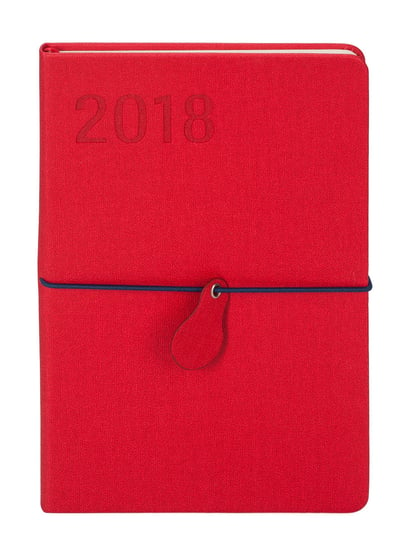 Antra, kalendarz książkowy 2018, format A5, Renesans, czerwony Antra