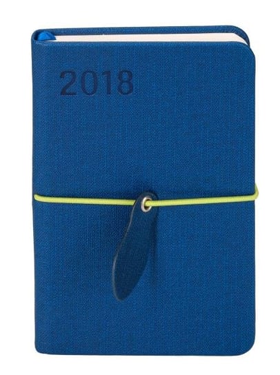 Antra, kalendarz książkowy 2018, format A6, Renesans, niebieski Antra