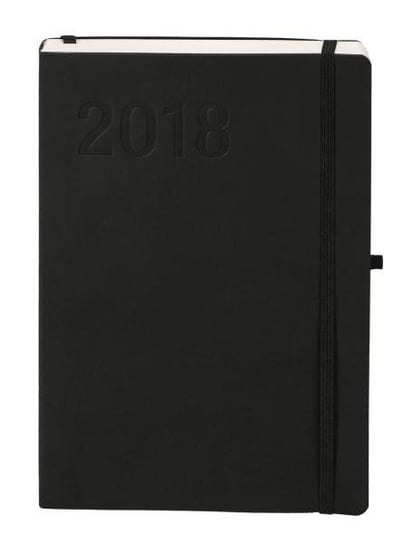 Antra, kalendarz książkowy 2018, format B5, Impresja, czarny Antra