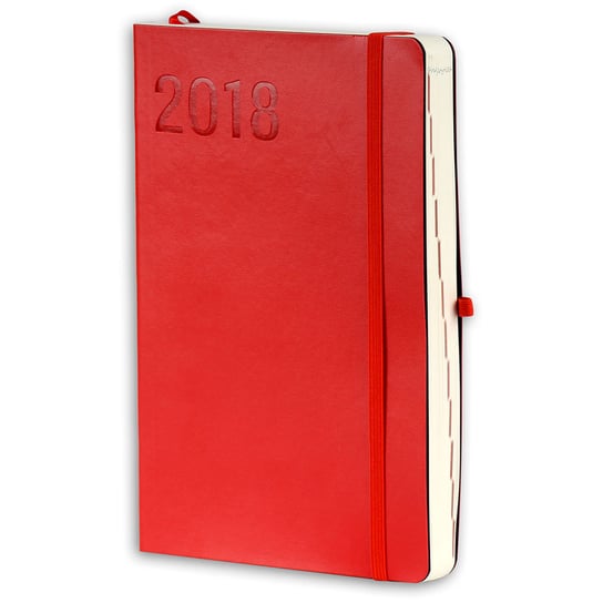 Antra, kalendarz książkowy 2018, Romantyzm, czerwony Antra