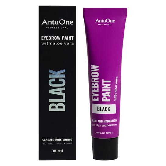 AntuOne, Farba do brwi, Black, 15 ml AntuOne