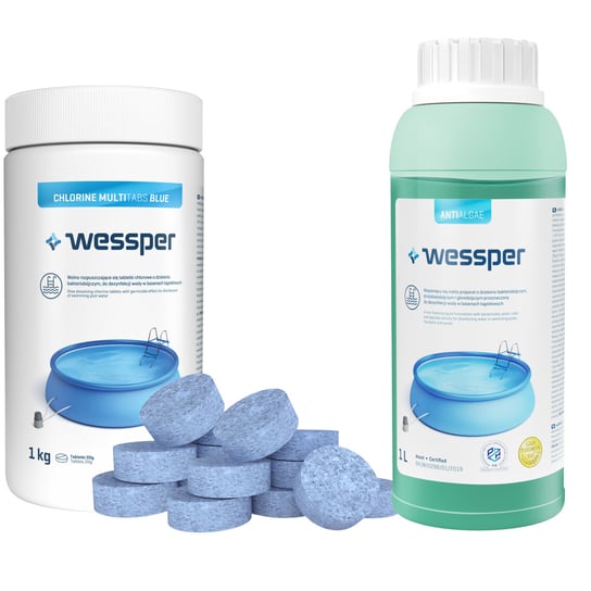 Antyglon 1L Chemia Basenowa + Tabletki Do Basenu Wessper
