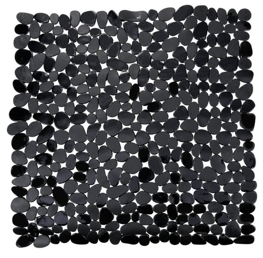 Antypoślizgowa mata do brodzika WENKO Paradise, czarna, 54x54 cm Wenko