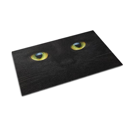 Antypoślizgowa wycieraczka XXL - 150x100 cm - Czarny kot Tulup