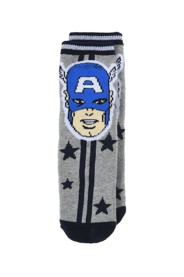 Antypoślizgowe Skarpetki Bawełniane Dla Chłopców Na Licencji Marvel Avengers Kapitan Ameryka Avengers