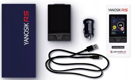 Antyradar Yanosik RS 2,8” 360 mAh GPS GPSR USB-C Yanosik