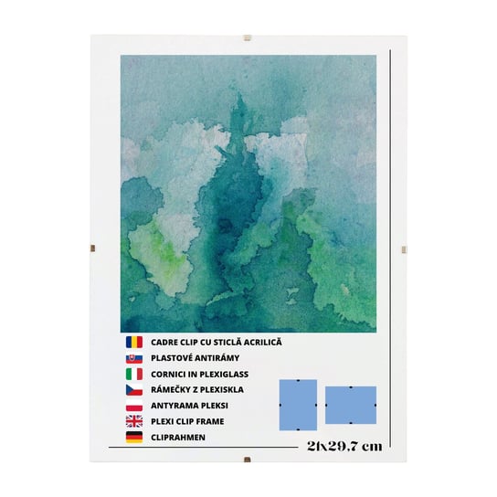 Antyrama Plexi, 21x29,7 cm (A4) - Ramka Na Plakat, Zdjęcia - Ochrona i Elegancja w Jednym Inna marka