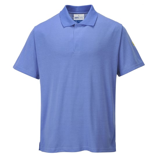 Antystatyczna koszulka Polo ESD Niebieski 2XL Portwest