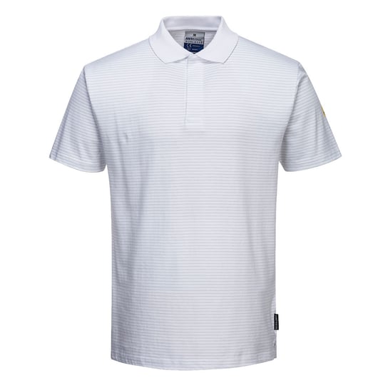 Antystatyczna koszulka Polo ESD PORTWEST Biały XL Portwest