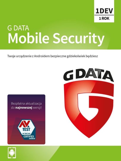 Antywirus G DATA Mobile Internet Security - 1 urządzenie, 1 rok G Data