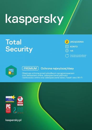 Antywirus Kaspersky Total Security - 2 urządzenia 1 rok Kaspersky