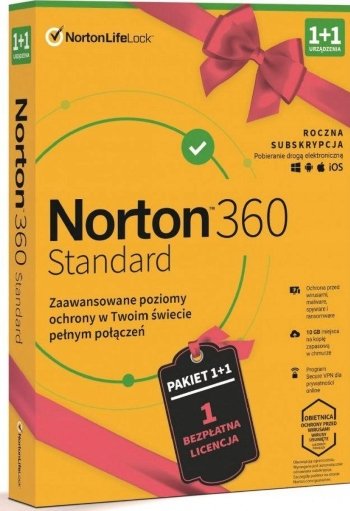 Antywirus Norton 360 Standard 10Gb 12M. 2 St. Norton