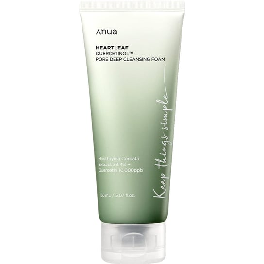 Anua Heartleaf Quercetinol Pore Deep Cleansing Foam głęboko oczyszczająca pianka do twarzy 150ml Anua