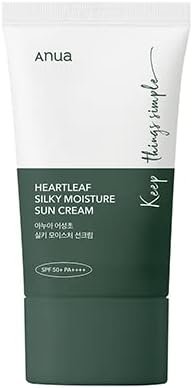 Anua Heartleaf Silky Moisture Sunscreen, Krem Przeciwsłoneczny, 50ml Inna marka