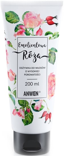 Anwen, Emolientowa róża 200 ml, odżywka do włosów o wysokiej porowatości Anwen