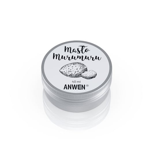 Anwen, Masło murumuru do włosów niskoporowatych, 40 ml Anwen