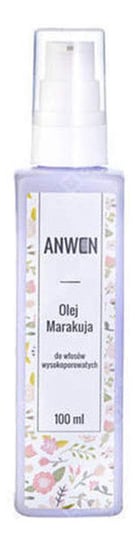 Anwen, olej marakuja do włosów wysokoporowatych, 100 ml Anwen