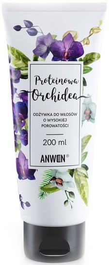 Anwen, Proteinowa Orchidea,  200 ml, odżywka do włosów w wysokiej porowatości Anwen
