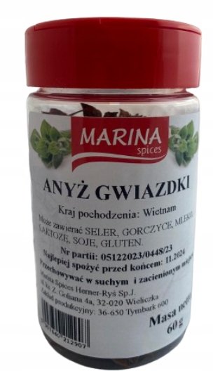 Anyż gwiazdki 60 g PET Inna marka