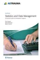 AO Handbook - Statistics and Data Management Stengel Dirk, Bhandari Mohit, Hanson Beate